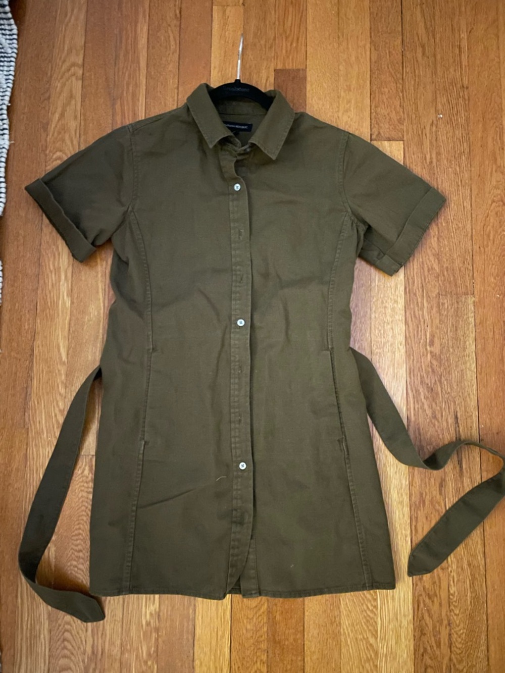Banana Republic Brown/Green Petite Dress